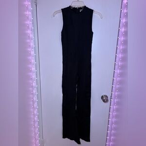 Black Sleeveless Jumpsuit